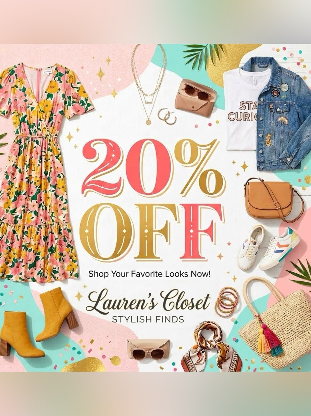 ✨⭐️9/10-9/16: 20% off most items!